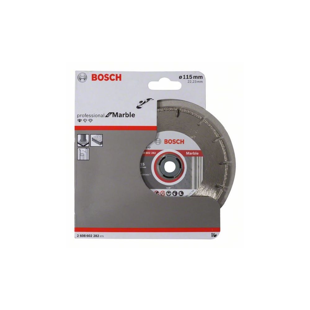 Bosch Diamanttrennscheibe Standard for Marble, 115 x 22,23 x 2,2 x 3 mm #2608602282