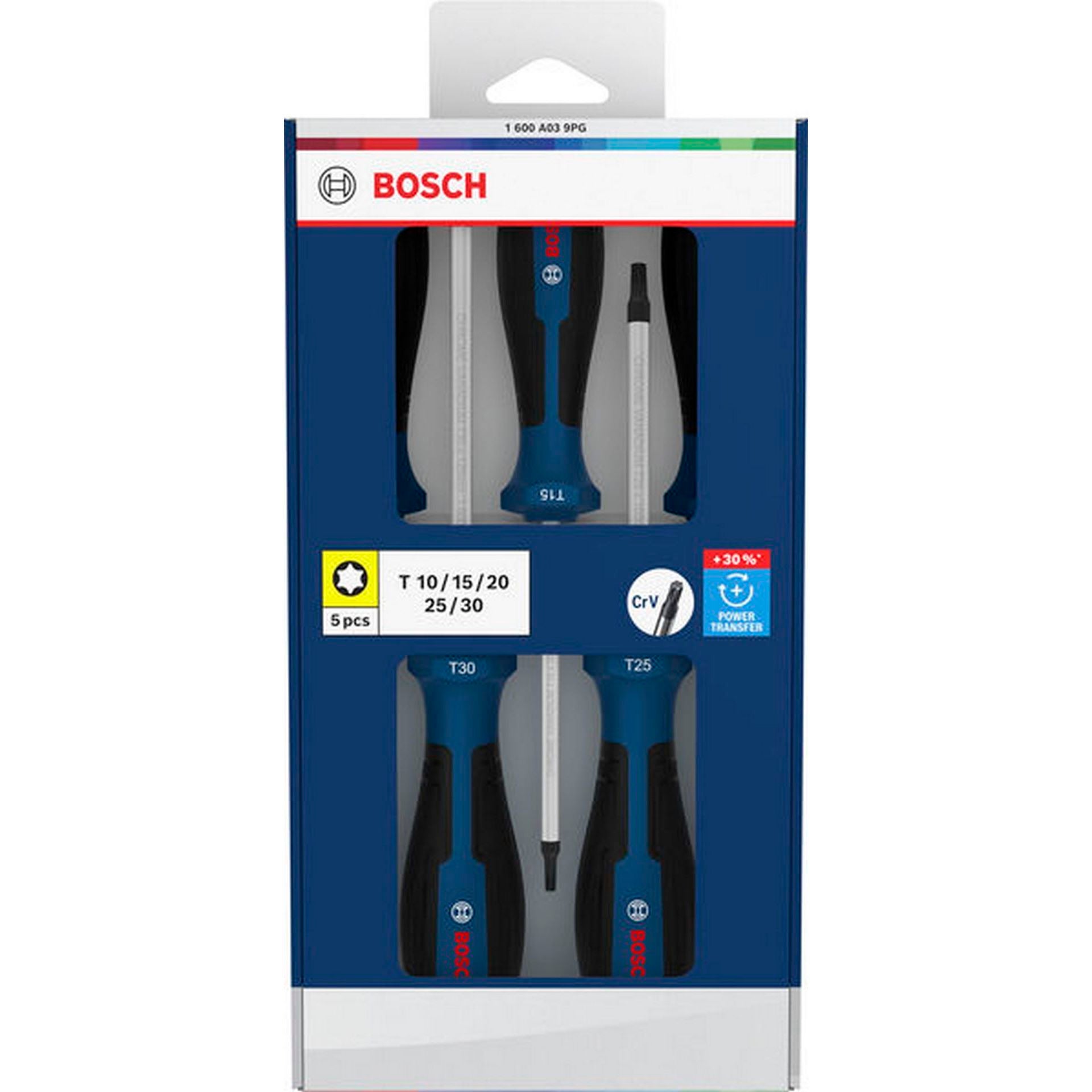 Bosch Schraubendreher-Set TX, 5-tlg. #1600A039PG