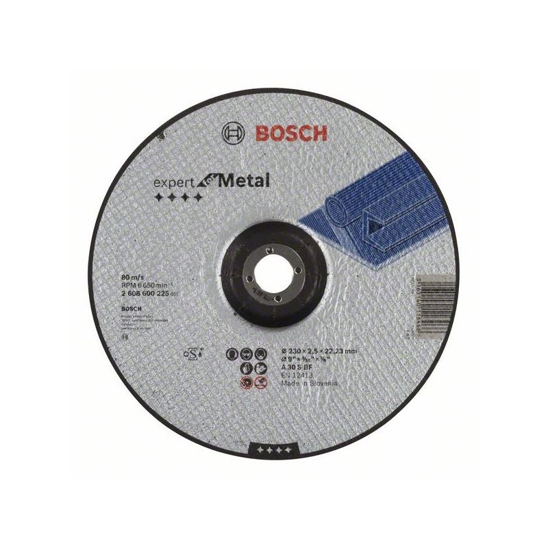 Bosch PRO Metal Trennscheibe, 230 x 2,5 x 22.23 mm, gekröpft, oSa #2608600225