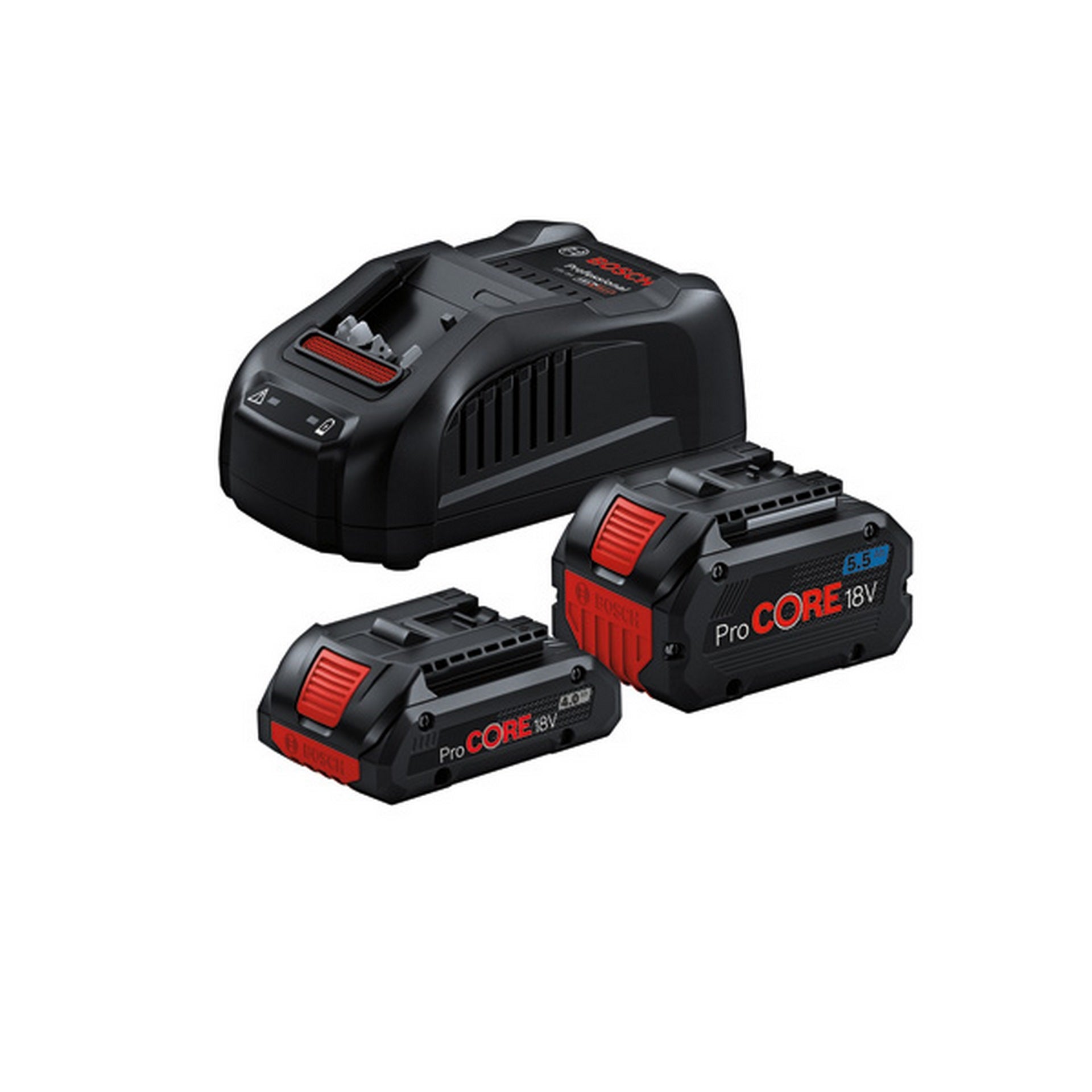 Bosch Starter-Set 1 x ProCORE18V 4.0Ah + 1 x ProCORE18V 5.5Ah + GAL 1880 CV #1600A0214A