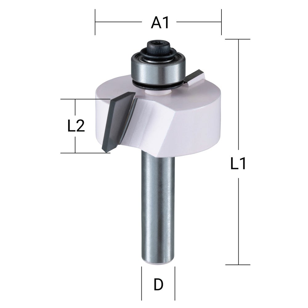 Makita Falzfräser mit Anlauflager Ø 32 mm #P-79136