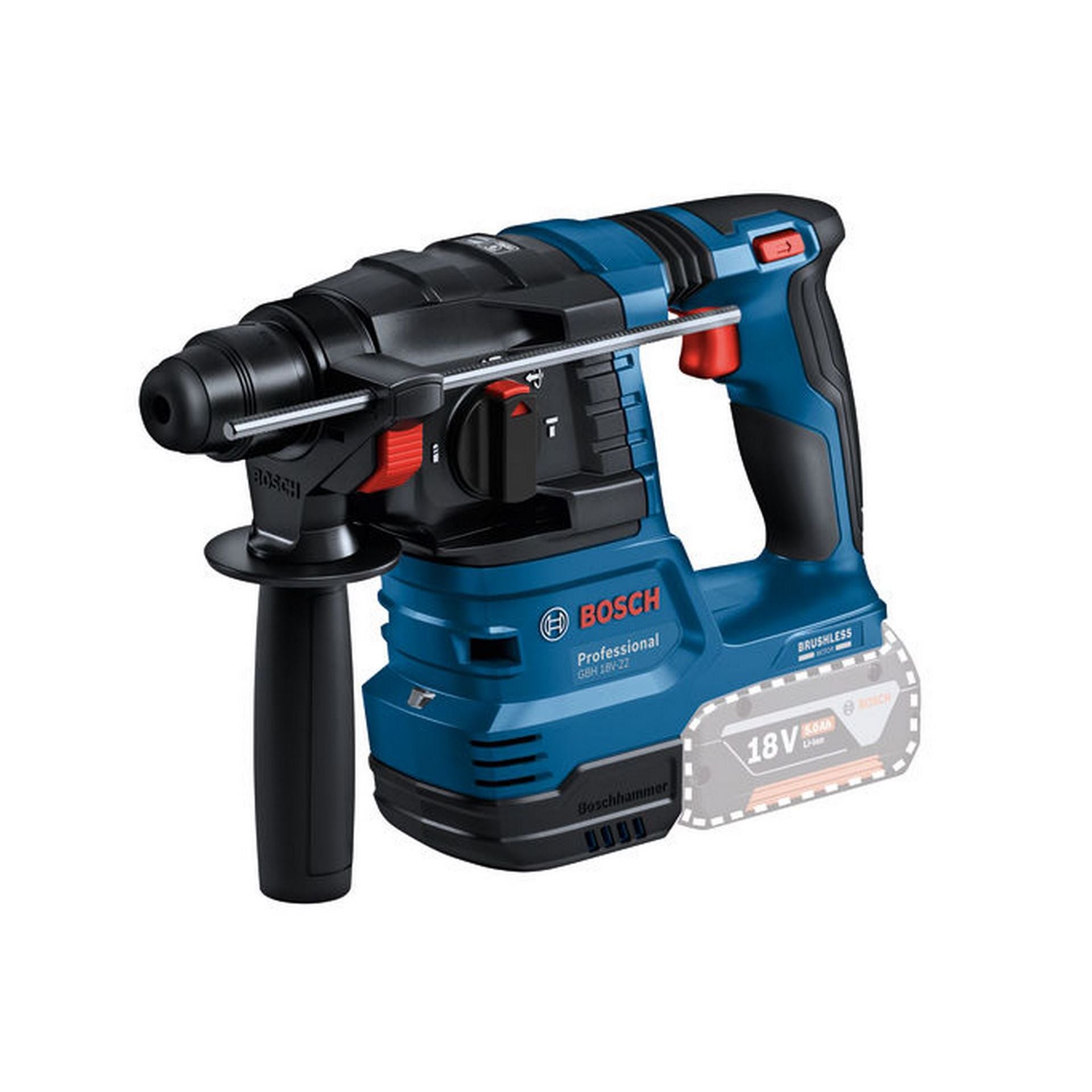 Bosch 2 x 18V-Set: GSR + GBH + 2 x Bit-Set + 2 x GBA 18V 4.0 Ah + GAL 18V-40 #0615V0003D