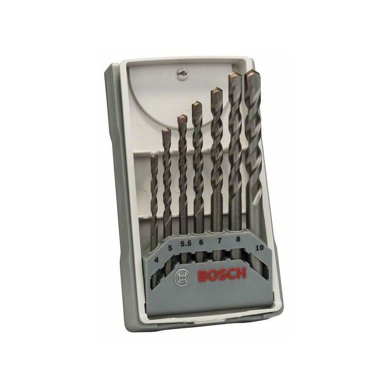 Bosch 7-tlg. CYL-3 Betonbohrer-Set, 4/5/5,5/7/8/10 mm #2607017083