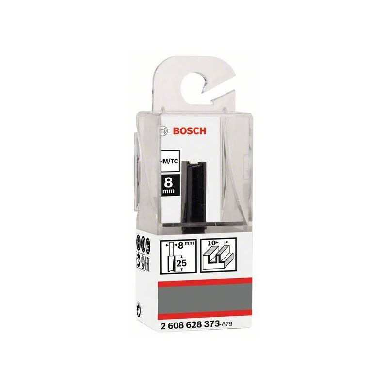 Bosch PRO Nutfräser, zweischneidig, D 10 mm, L 25 mm, S 8 mm #2608628373