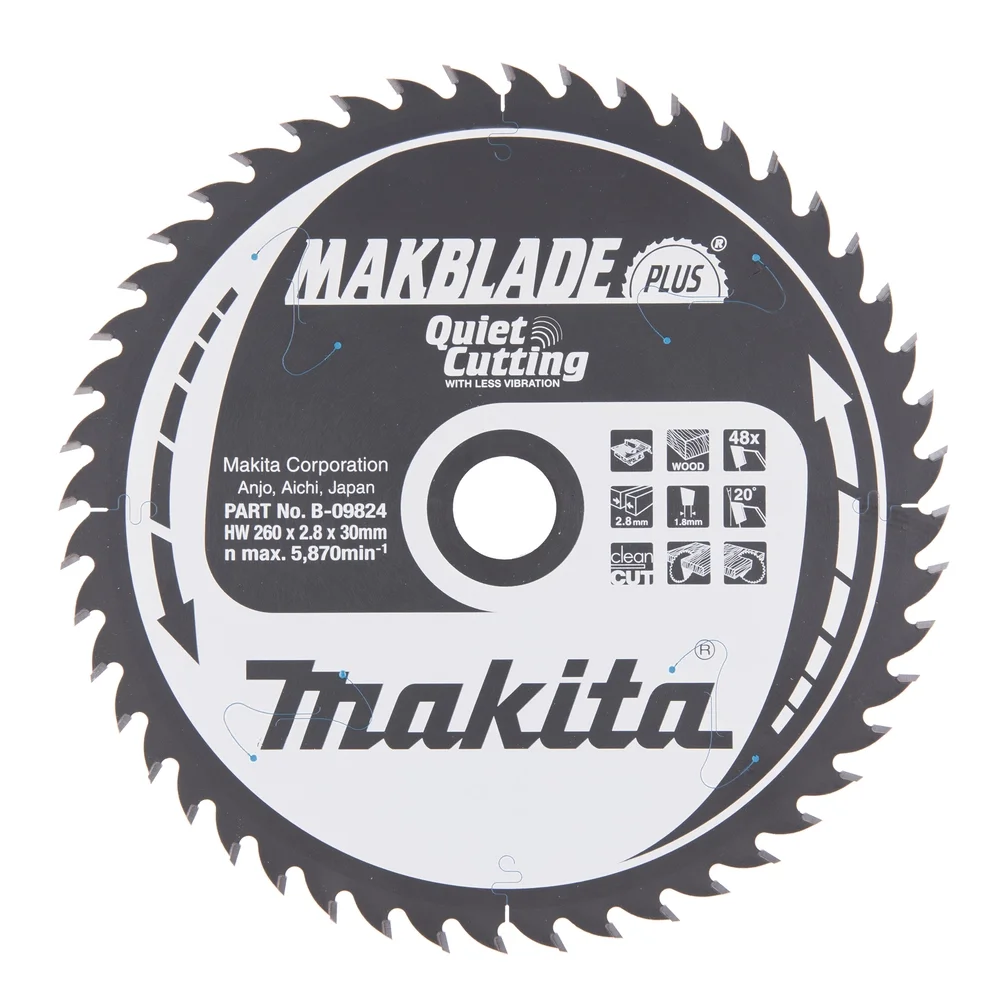 Makita Kreissägeblatt, MAKBLADE PLUS #B-09824