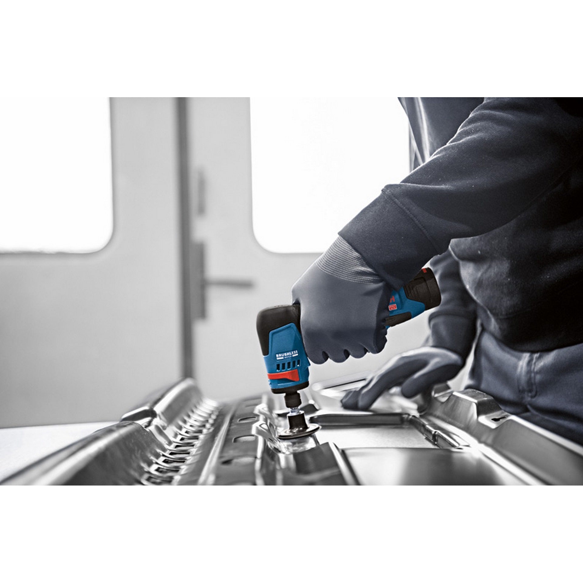 Bosch Geradschleifer GWG 12V-50 S in L-BOXX #06013A7001