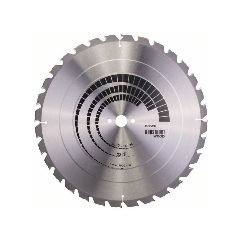Bosch PRO Construct Wood Kreissägeblatt, 450 x 3,8 x 30 mm #2608640694