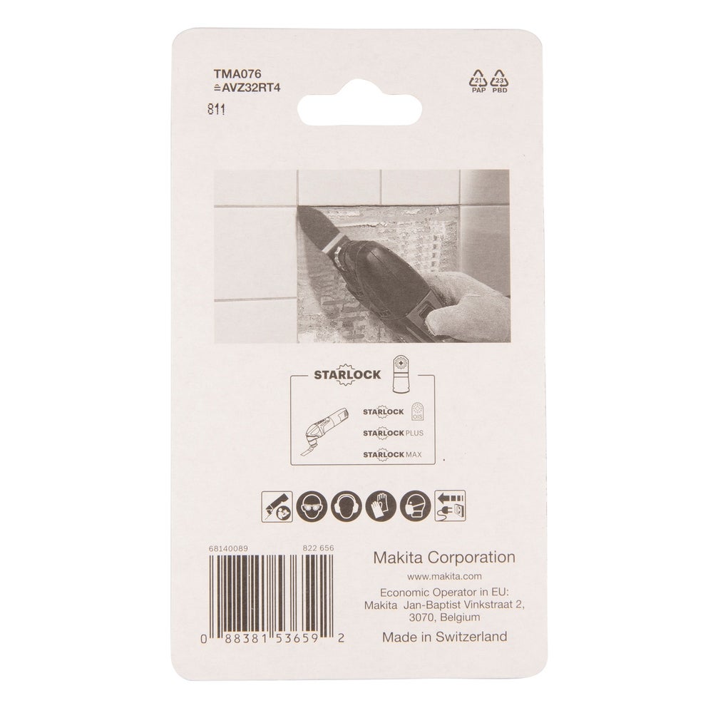 Makita Schleifplatte HM/RIFF, 32 x 50 mm, K40, TMA076 #B-65090