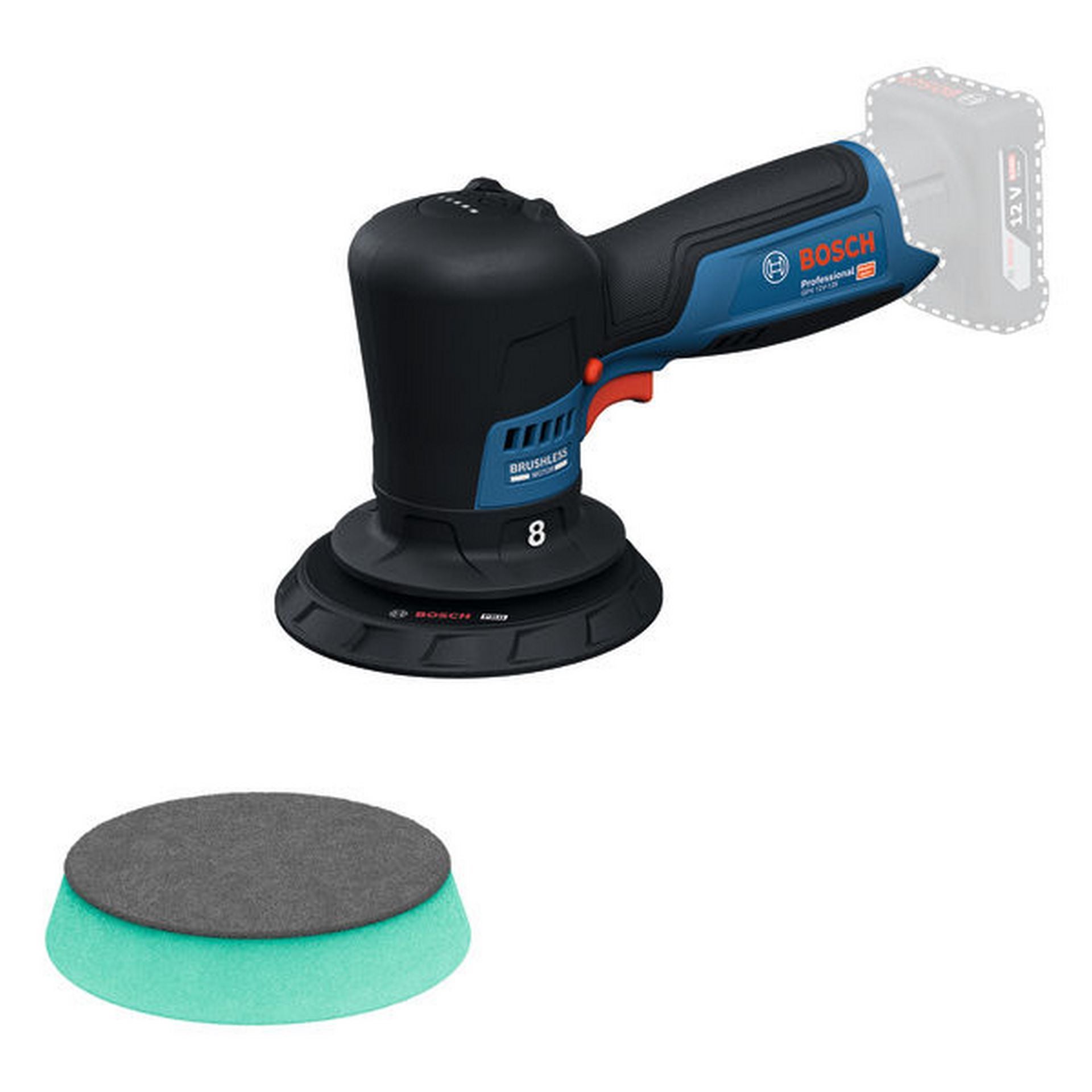 Bosch Polierer GPX 12V-125 #06019L4101