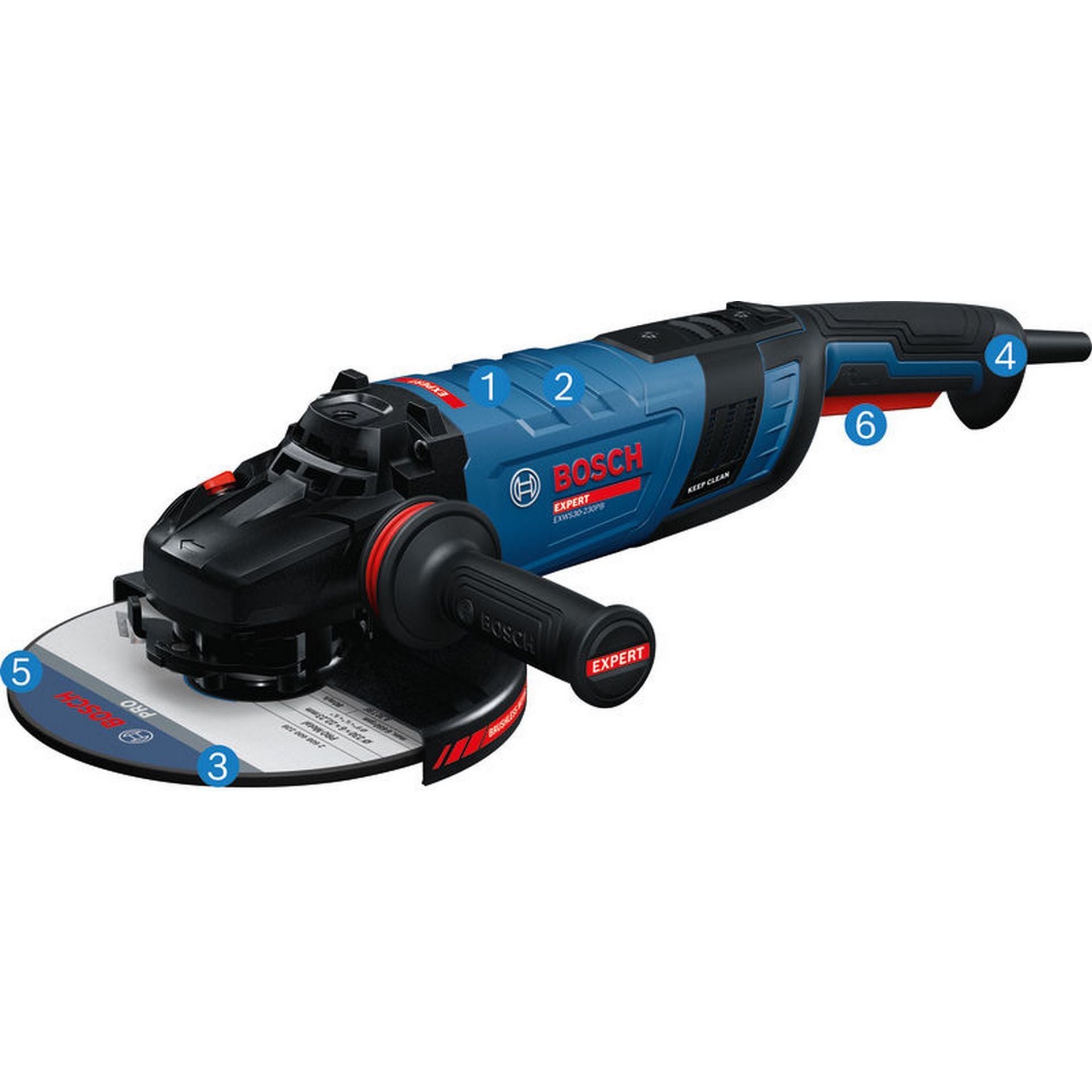 Bosch Winkelschleifer EXWS30-230PB #06018G1101