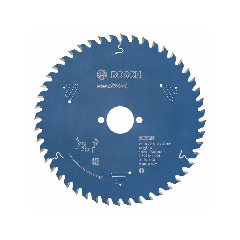 Bosch EXPERT Wood Kreissägeblatt, 190x2,6/1,6x30 mm, Z48 #2608644049
