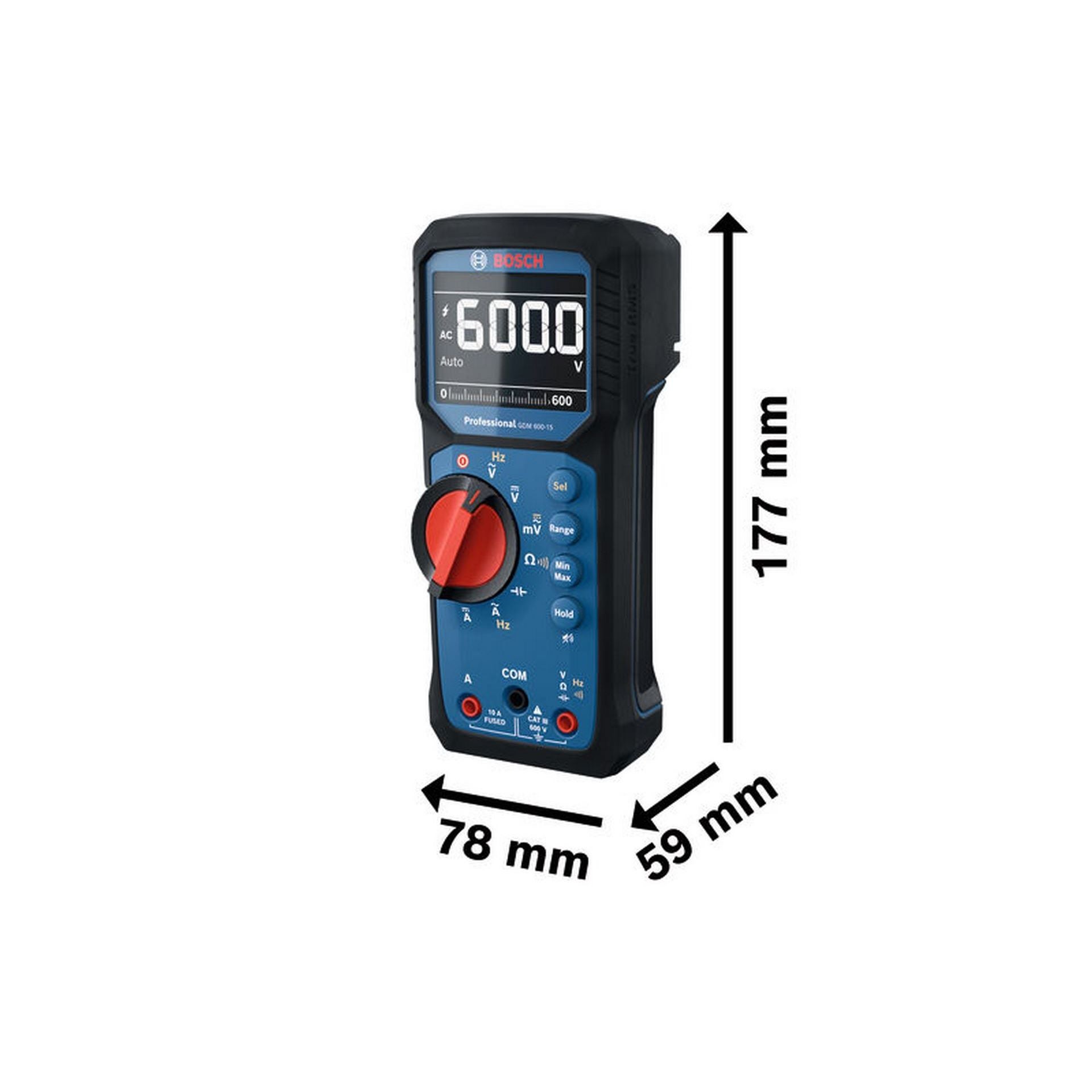 Bosch Digitales Multimeter GDM 600-15 + MH 1 #0601077301