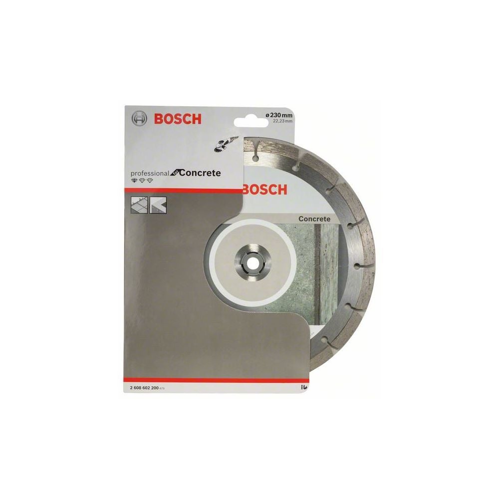 Bosch Diamanttrennscheibe Standard for Concrete, 230 x 22,23 x 2,3 x 10 mm, 1er-Pack #2608602200