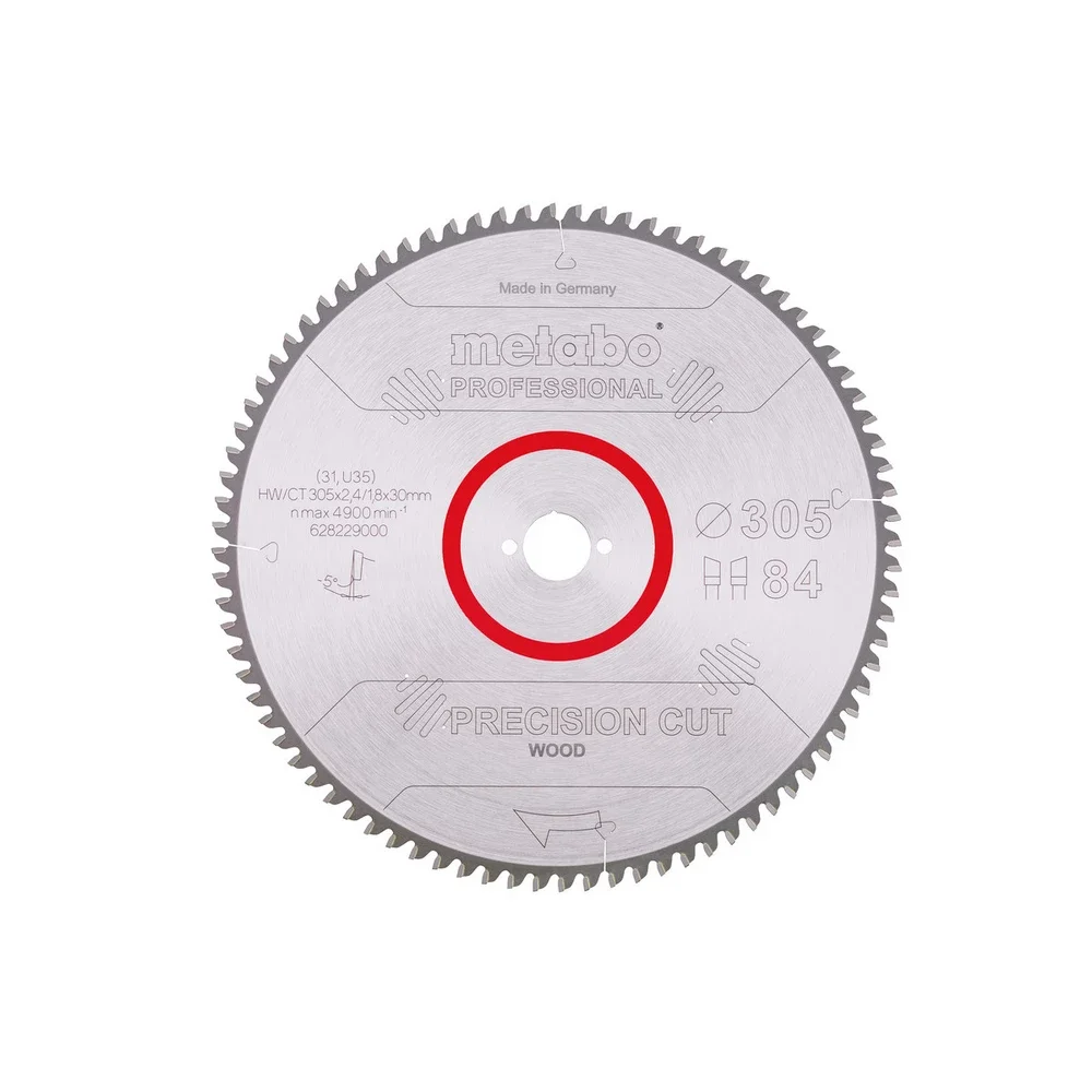 Metabo PrecisionCutProf 305x30, 84 WZ 5°neg
