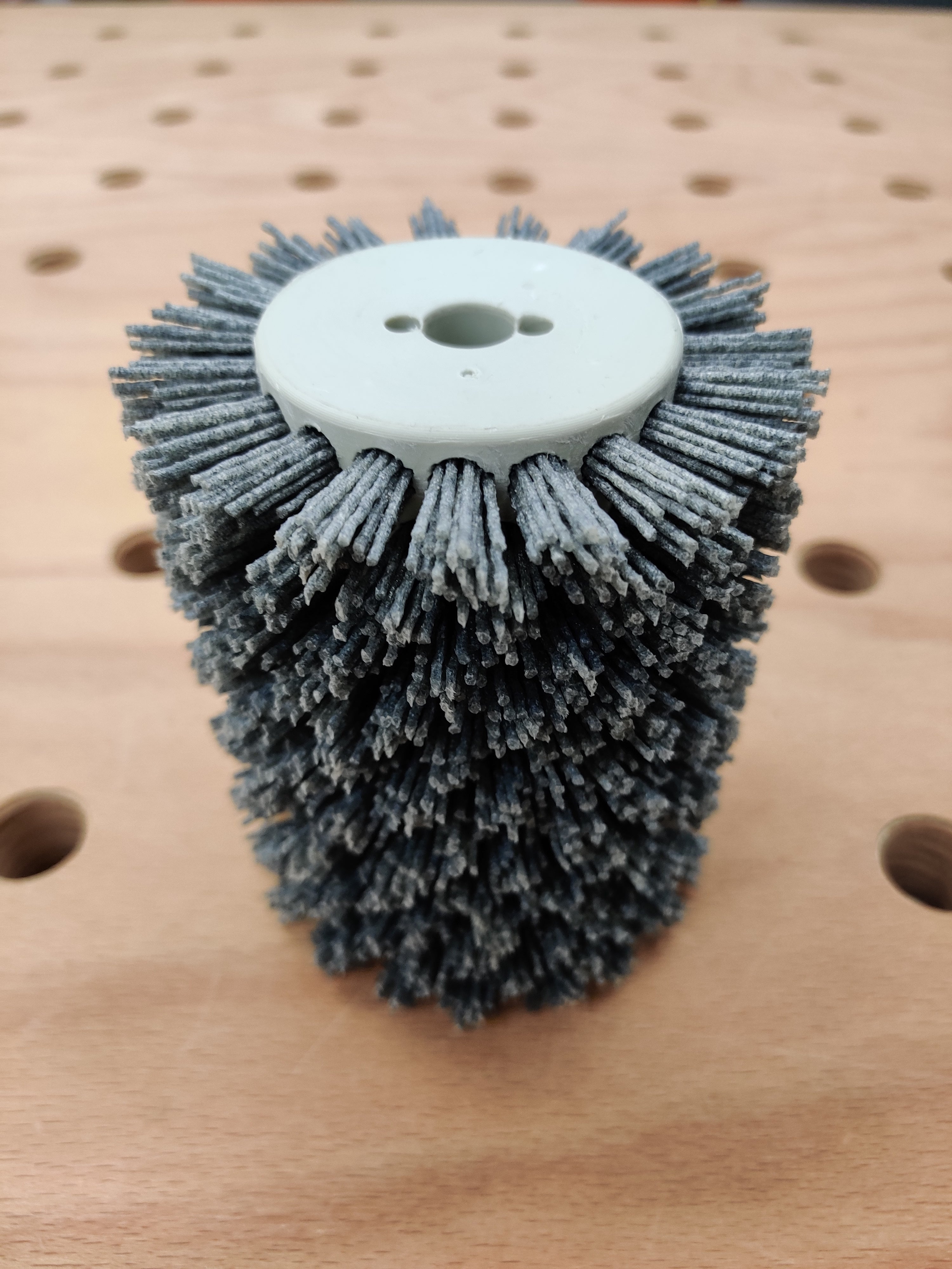 Schleifkornbürste D100x120mm d12,6mm K80 passend für Makita Bürstschleifer 9741