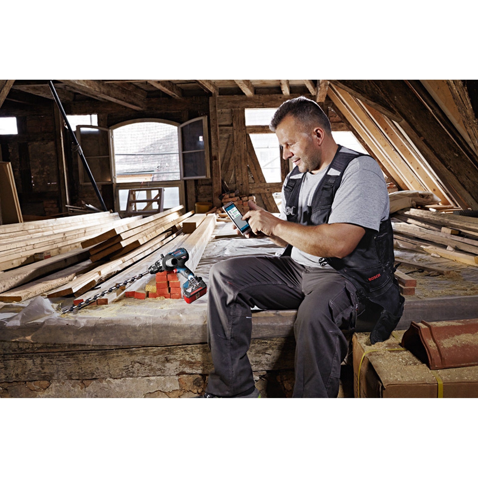 Bosch Akku-Bohrschrauber GSR 18V-110 C, 2 x Akku ProCORE18V 4.0Ah in L-BOXX #06019G010A