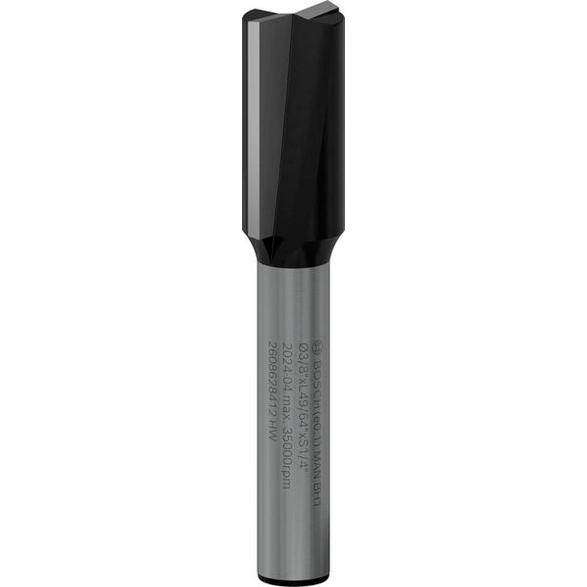 Bosch PRO Nutfräser, zweischneidig, D 3/8", L 49/64", S 1/4" #2608628412