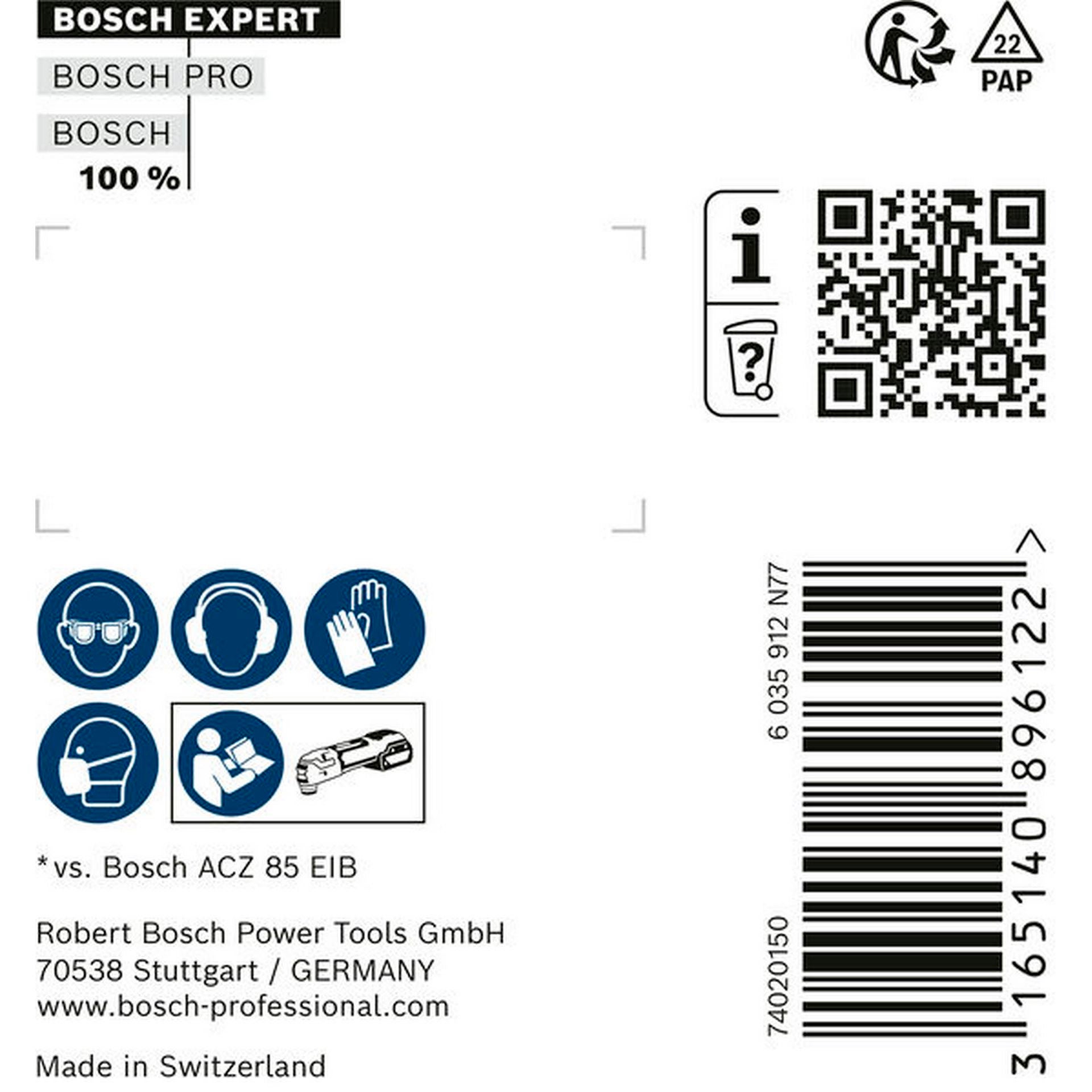 Bosch EXPERT ACZ 105 ET Multi Material Segmentsägeblatt, 5-tlg. #2608664207
