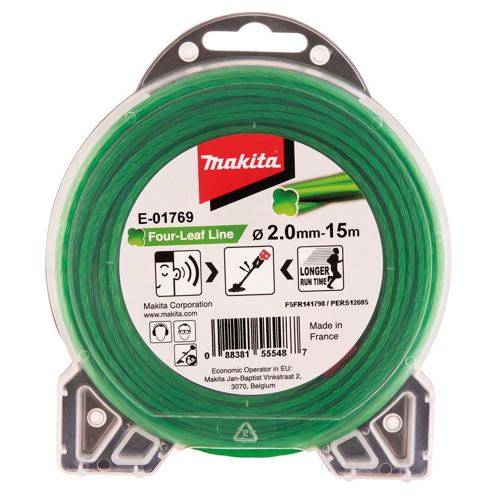Makita Ersatzfäden-Lärmarm (Kleeblatt-Querschnitt) #E-01769