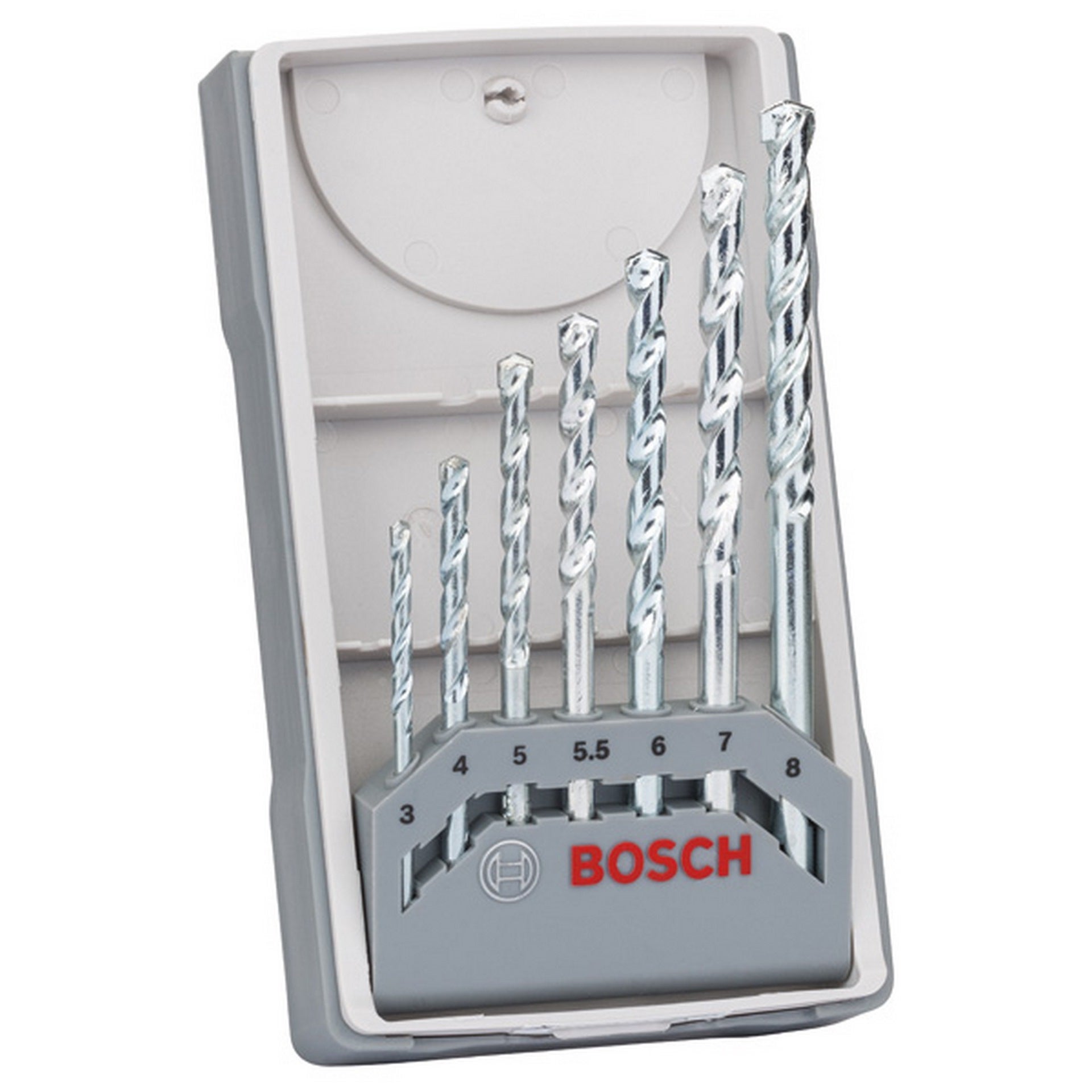 Bosch 7-tlg. CYL-1 Mauerwerkbohrer-Set, 3/4/5/5.5/6/7/8 mm #2607017035