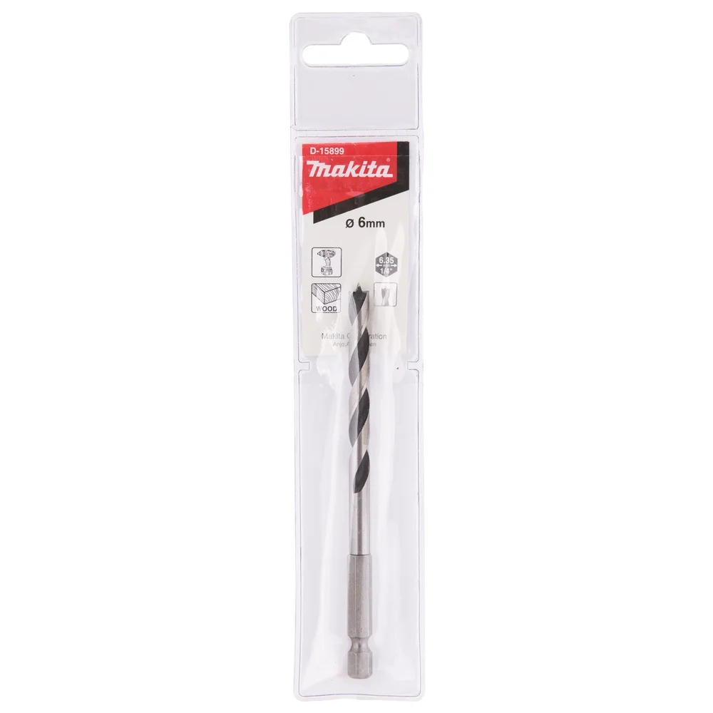 Makita Spiralbohrer 6 x 110 mm, 1/4" #D-15899