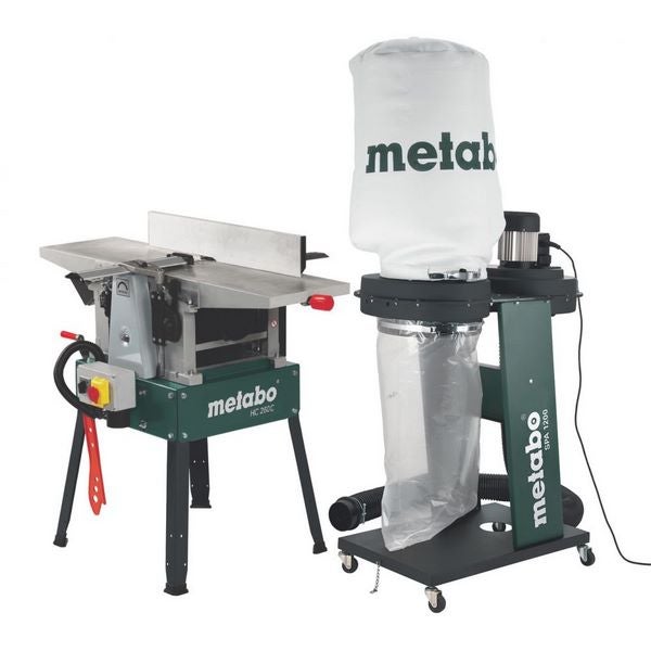 METABO Hobelmaschine HC 260 C - 2,2 WNB + Späneabsauganlage SPA 1200 Set