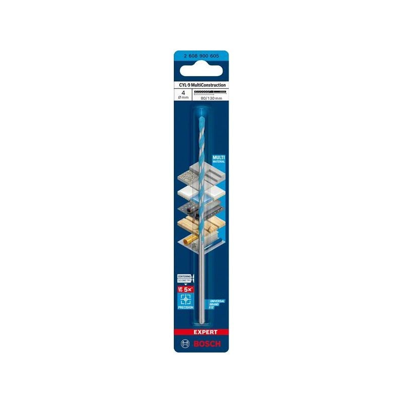 Bosch EXPERT CLY-9 Multi Construction Bohrer, 4x80x130 mm #2608900605