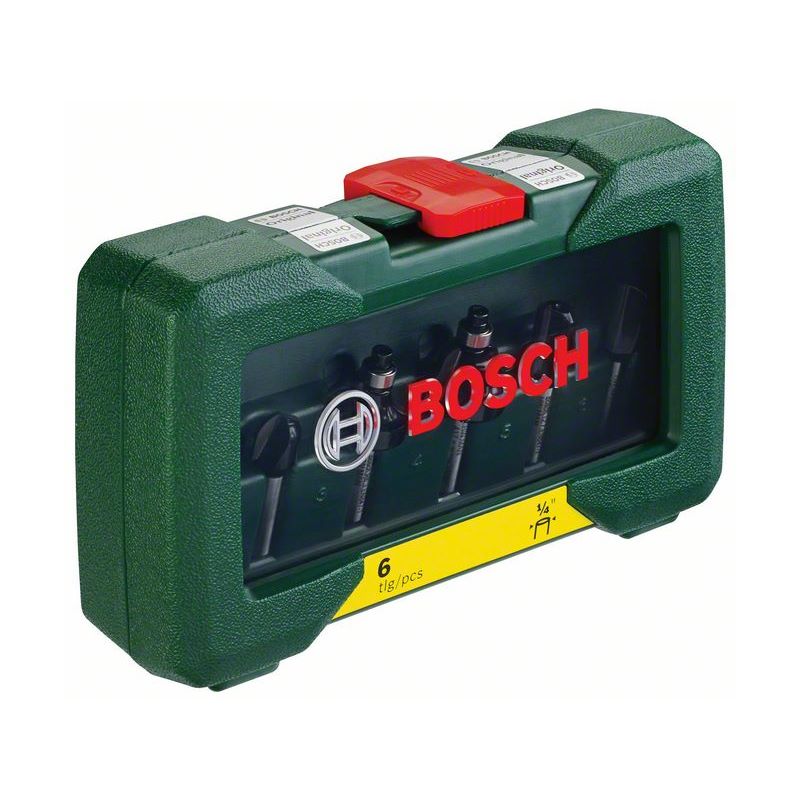 Bosch 6-teiliges HM-Fräser-Set (1/4" Schaft) #2607019462