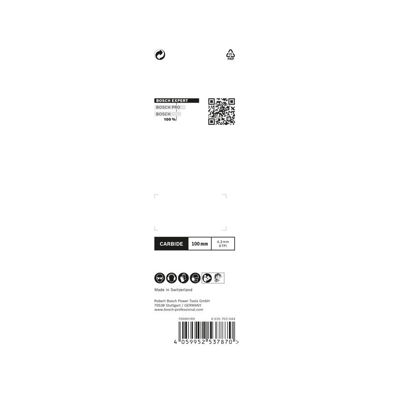Bosch EXPERT Fiber Plaster T141HM Stichsägeblatt, 3-tlg. #2608900563