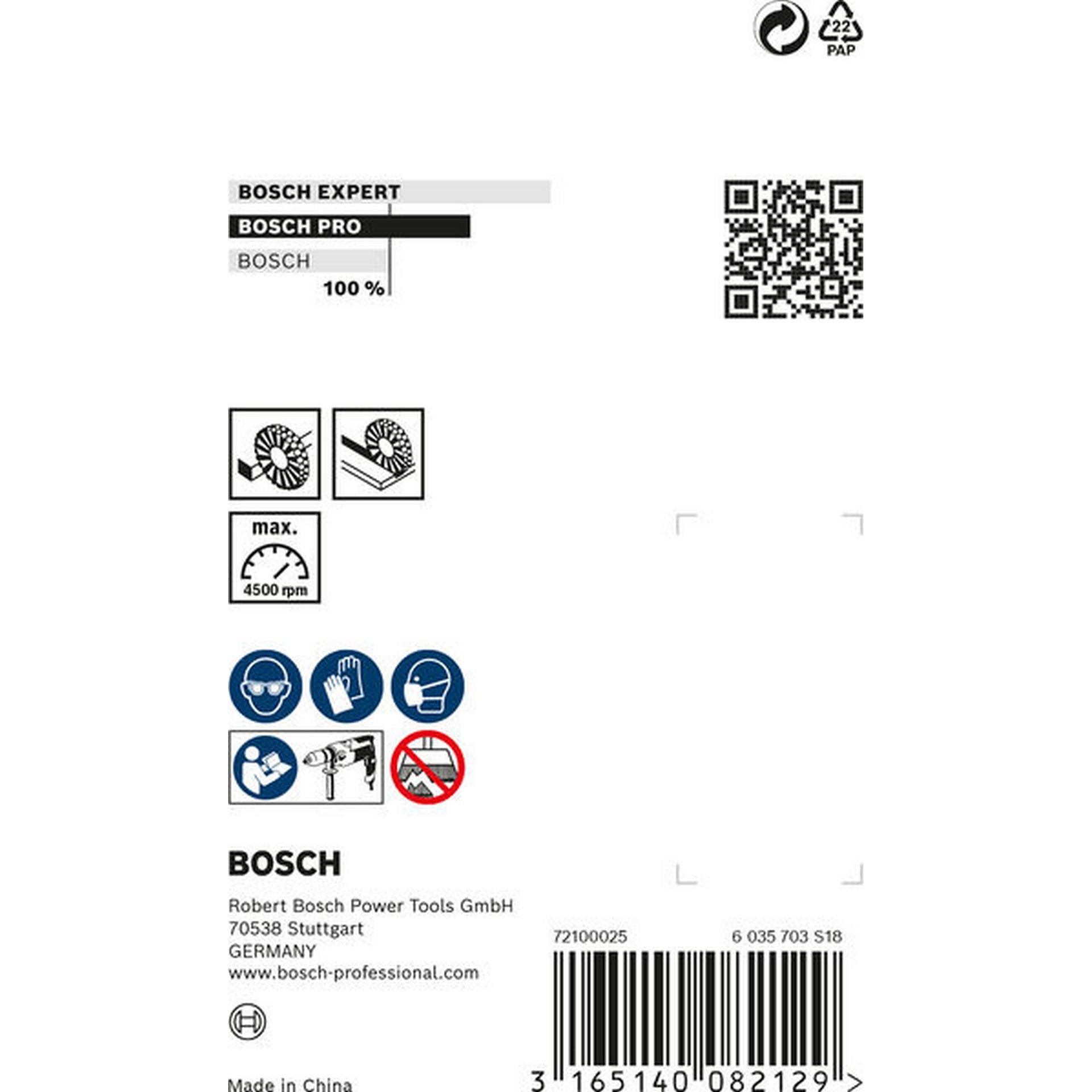 Bosch PRO Metal clean Scheibenbürste, gerader Schaft, 75 x 0,3 mm #2608622053