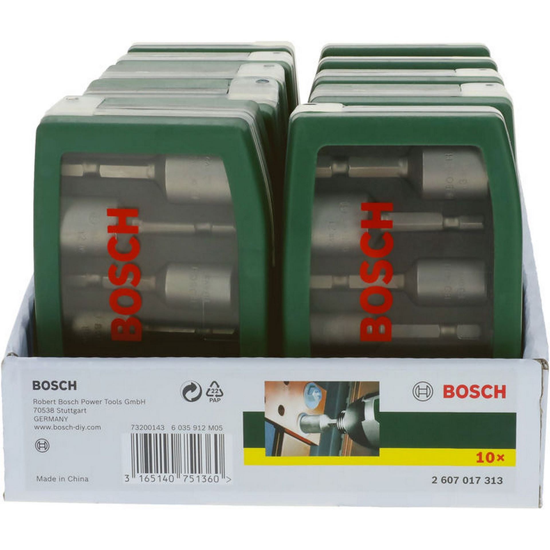 Bosch Steckschlüssel-Set, 6-teilig, 50 mm, 6 - 13 #2607017313