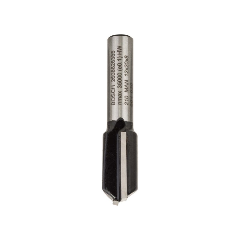 Bosch PRO Nutfräser, zweischneidig, D 12 mm, L 19,6 mm, S 8 mm #2608628385