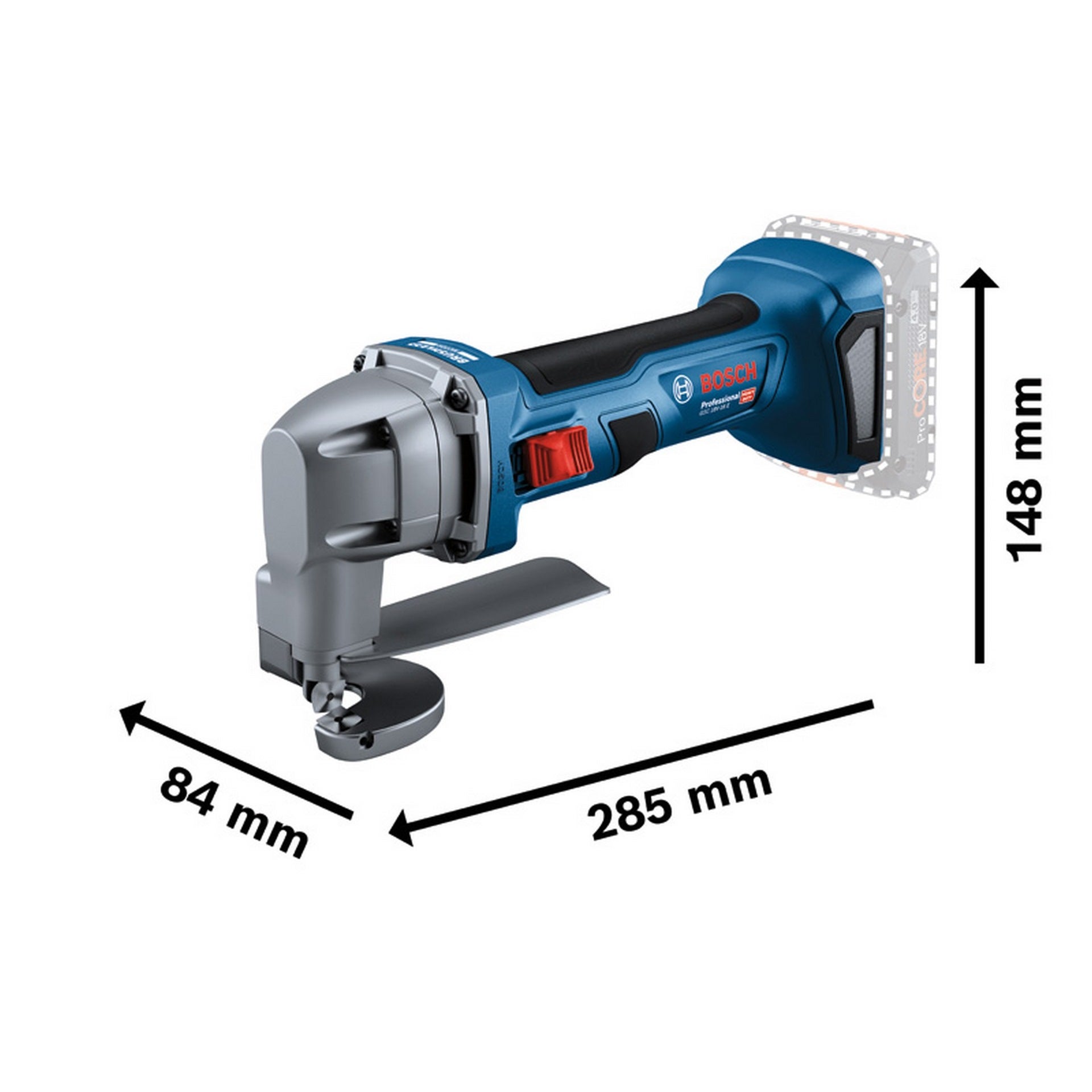 Bosch Akku-Blechschere GSC 18V-16 E #0601926300