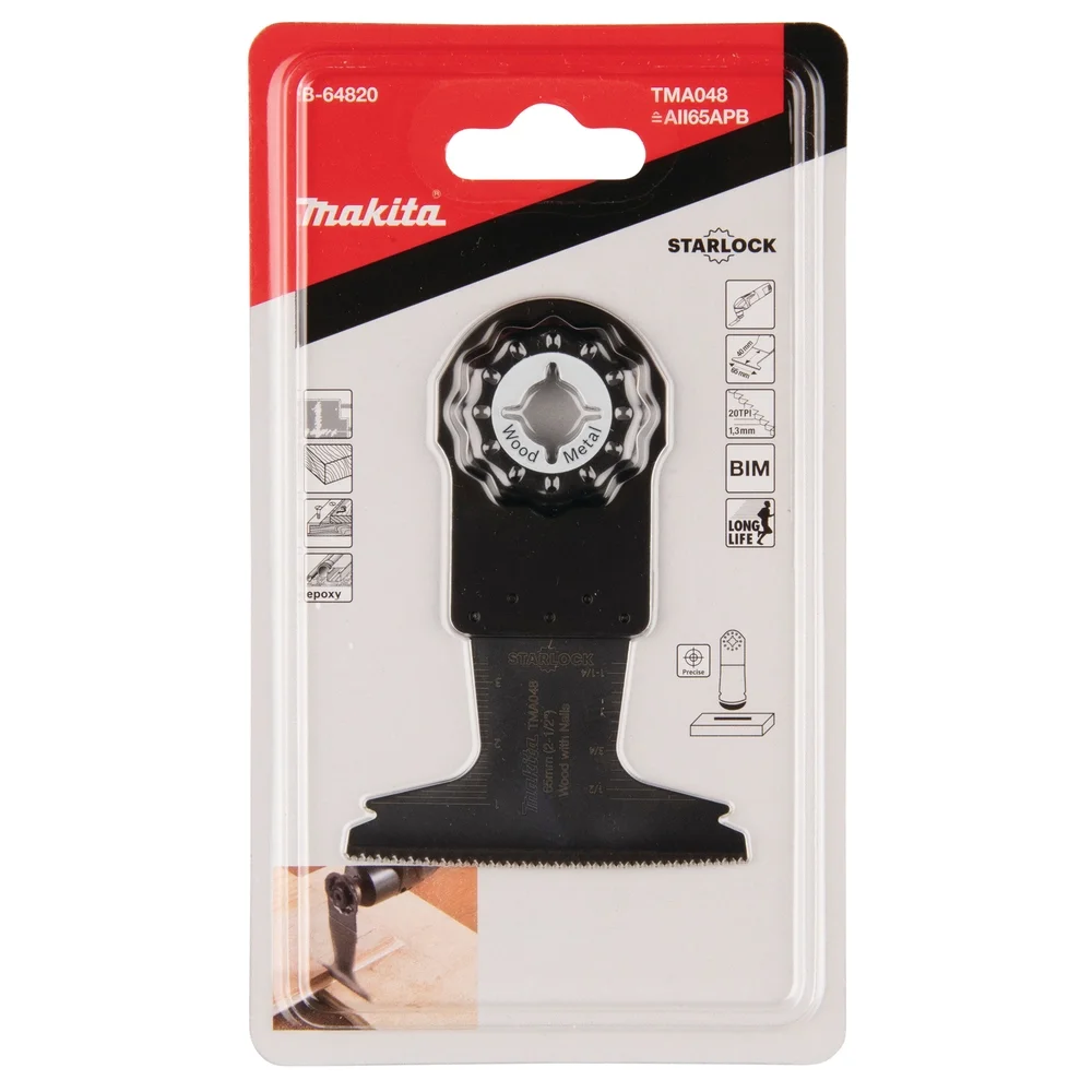 Makita Eintauchsägeblatt BiM, 65 mm, TMA048 #B-64820