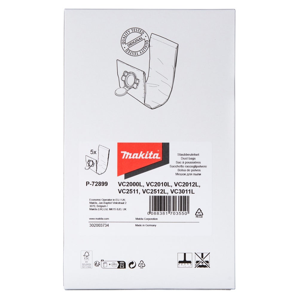 Makita Vlies-Filtersack #P-72899