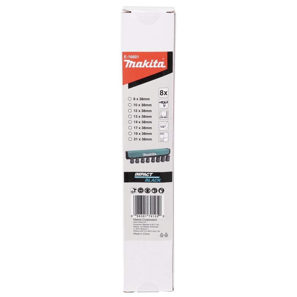 Makita Schlagnuss-Set IMPACT BLACK #E-16601