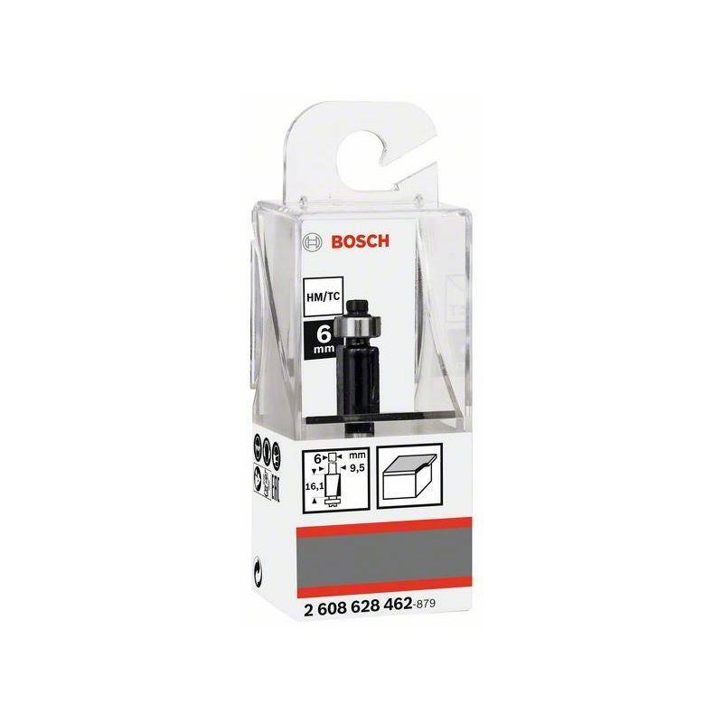 Bosch PRO Bündigfräser mit unterem Kugellager, D 9,5 mm, L 13,7 mm, S 6 mm #2608628462