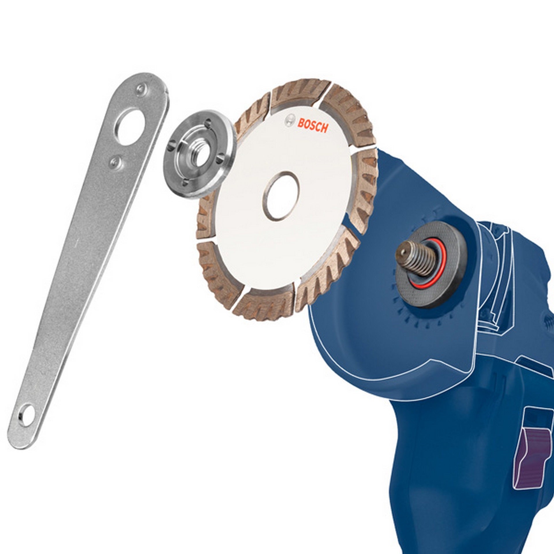 Bosch PRO Multi Material Turbo Diamanttrennscheibe, 115 × 22,23 × 10 mm #2608602393