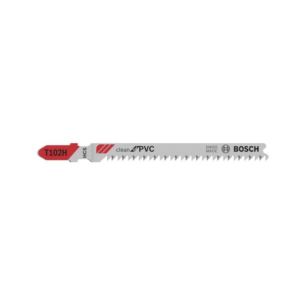 Bosch PRO Plastics PVC clean T102H Stichsägeblatt, 100 mm, 5-tlg. #2608667446