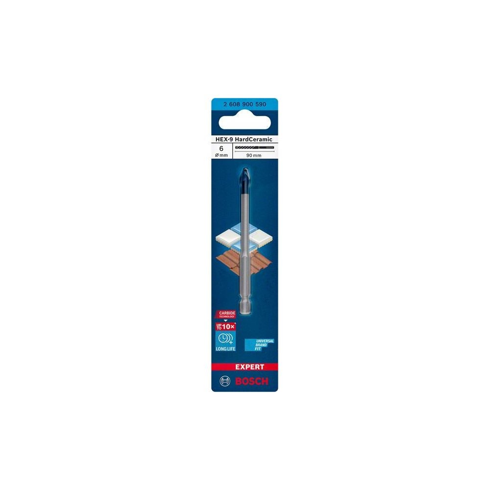 Bosch EXPERT HEX-9 Hard Ceramic Bohrer, 6x90 mm #2608900590