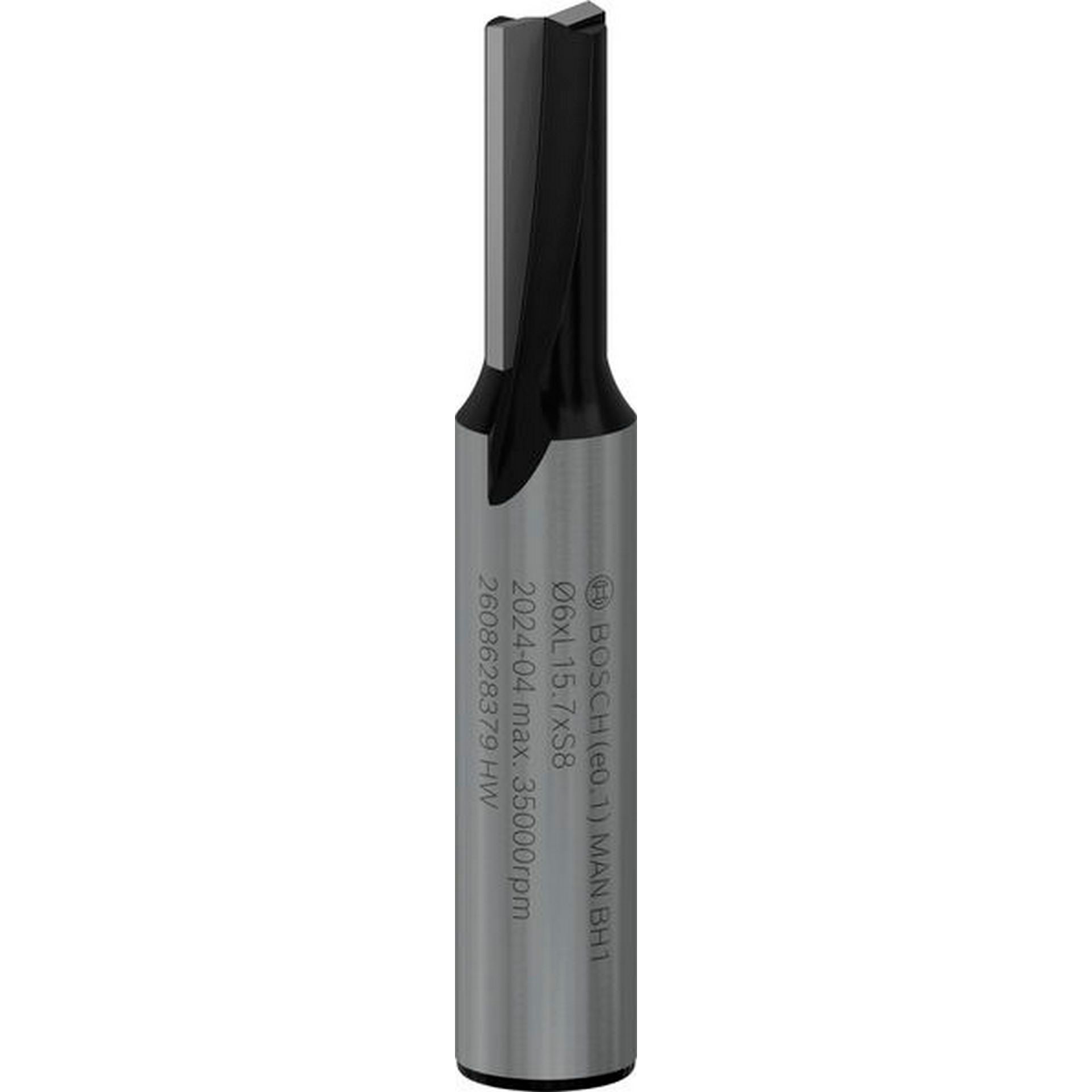 Bosch PRO Nutfräser, zweischneidig, D 6 mm, L 15,7 mm, S 8 mm #2608628379