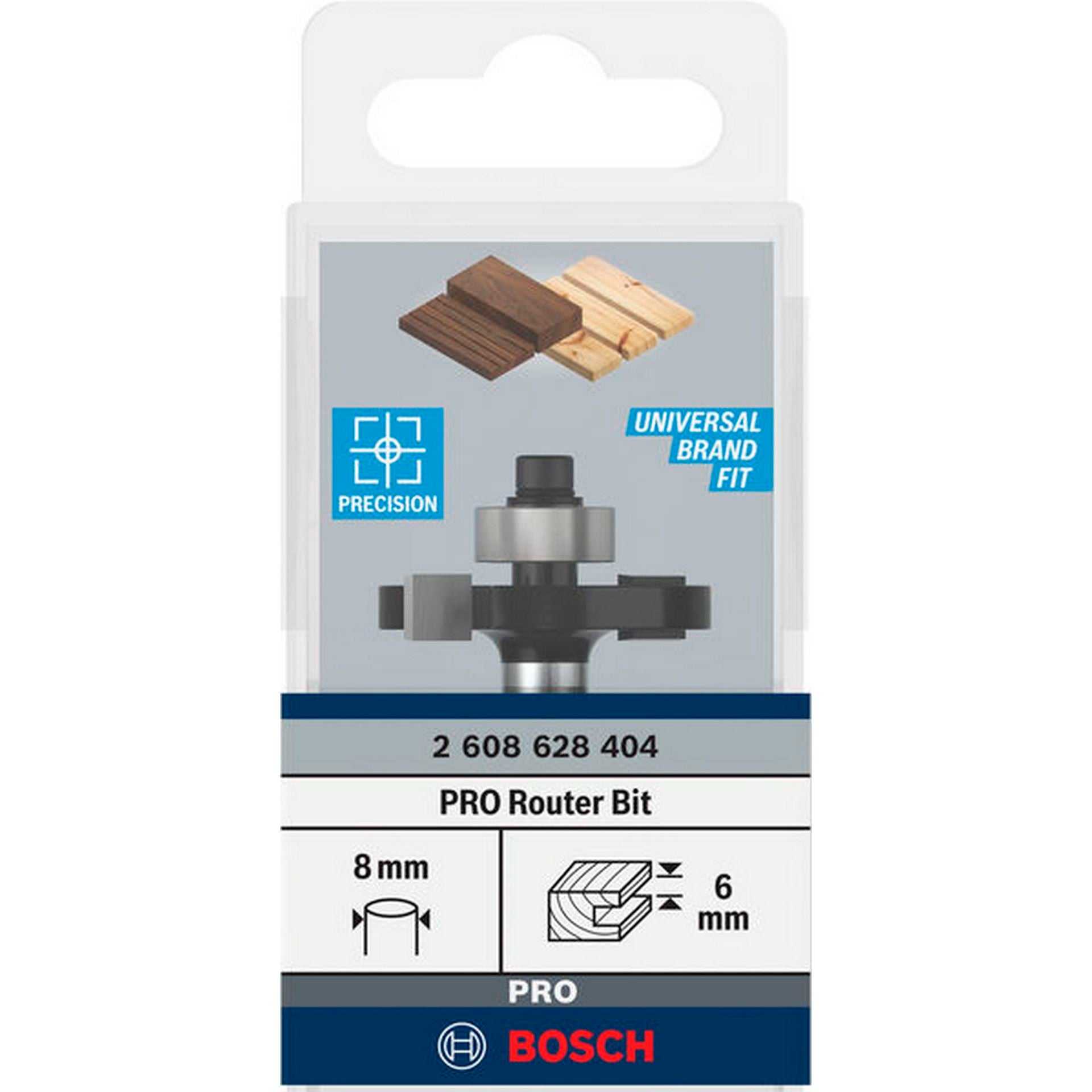 Bosch PRO Nutfräser, D 32 mm, L 6 mm, S 8 mm #2608628404