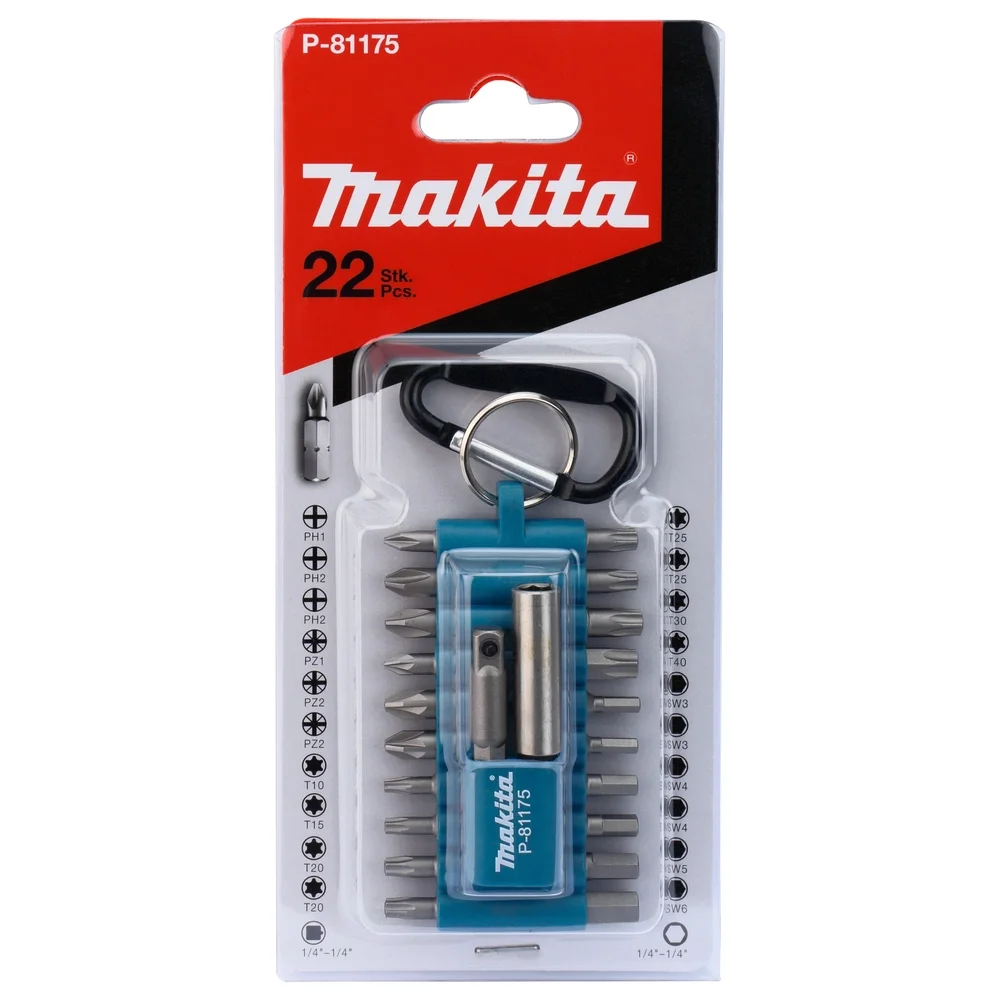 Makita Makita Bitset mit Karabiner #P-81175