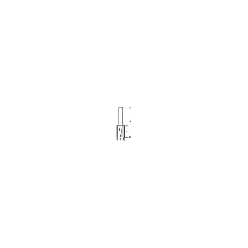 Bosch PRO Nutfräser, zweischneidig, D 3/8", L 49/64", S 1/4" #2608628412