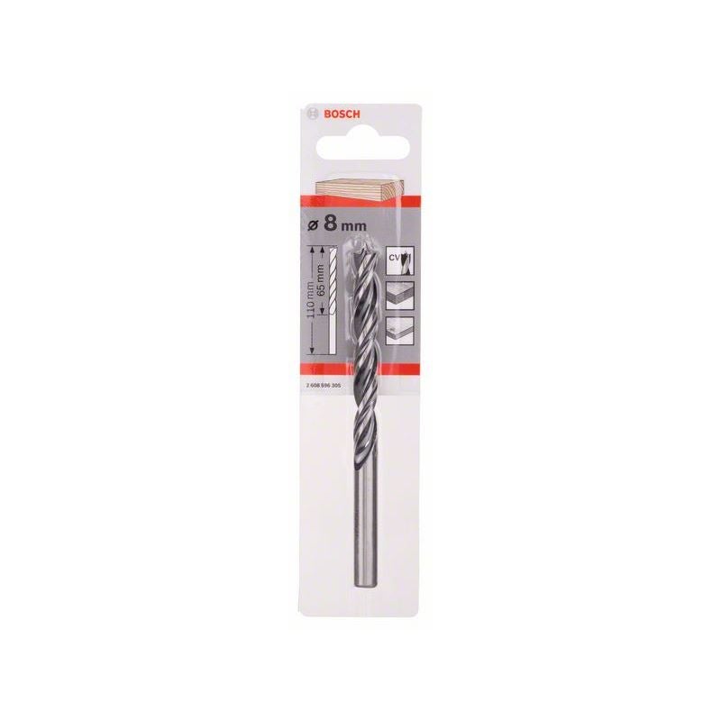 Bosch Holzspiralbohrer Standard, 8 x 75 x 117 mm, d 8 mm #2608596305