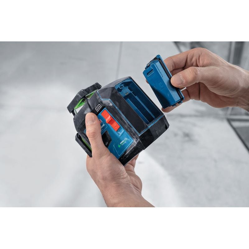 Bosch Linienlaser GLL 80-33 G, BA 3.7V 3.0Ah XL + USB-C®-Kabel im Handwerkerkoffer #0601065501