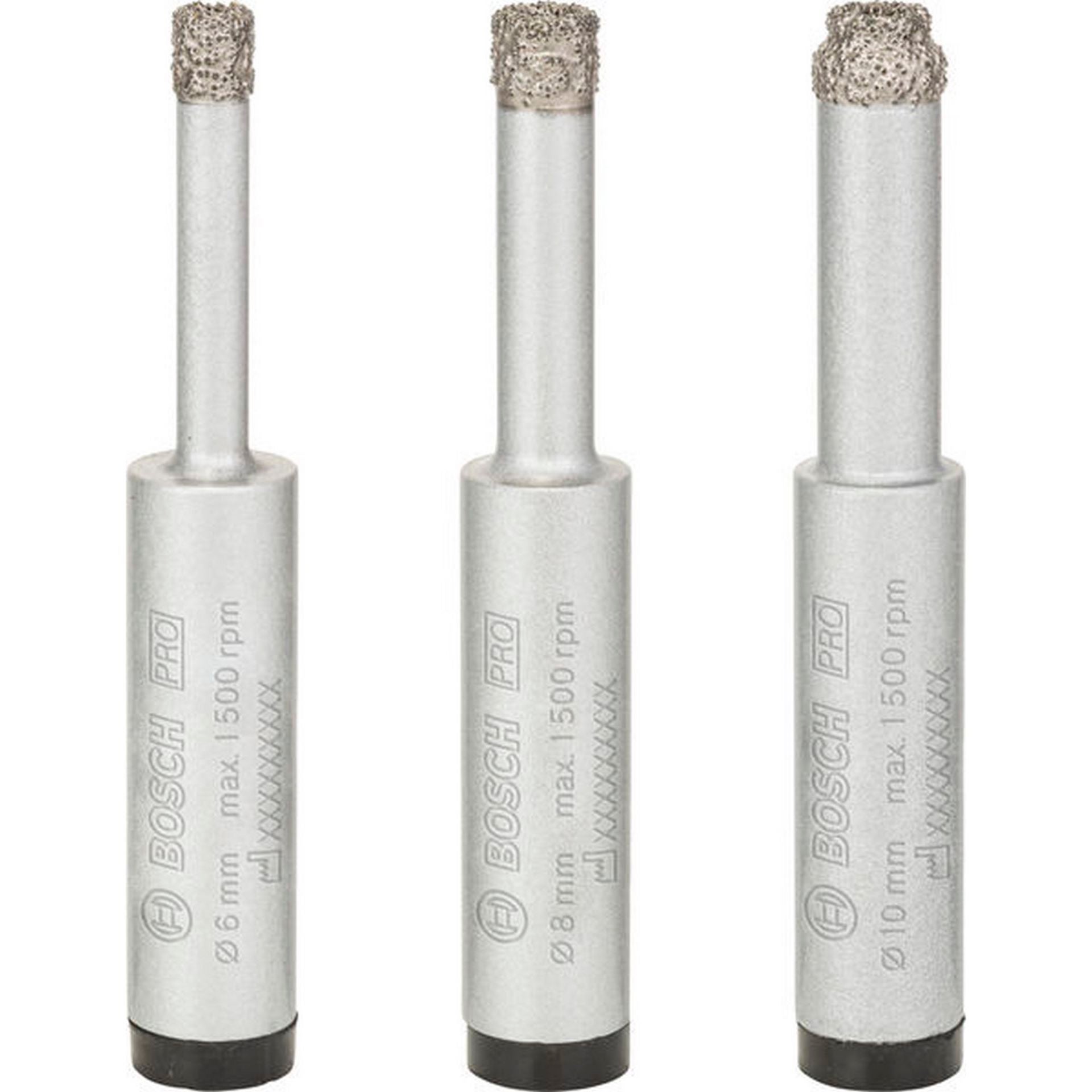 Bosch PRO Ceramic dry Bohrer-Set, 6 x 33, 8 x 33, 10 x 33 mm, 3-tlg. #2608587145