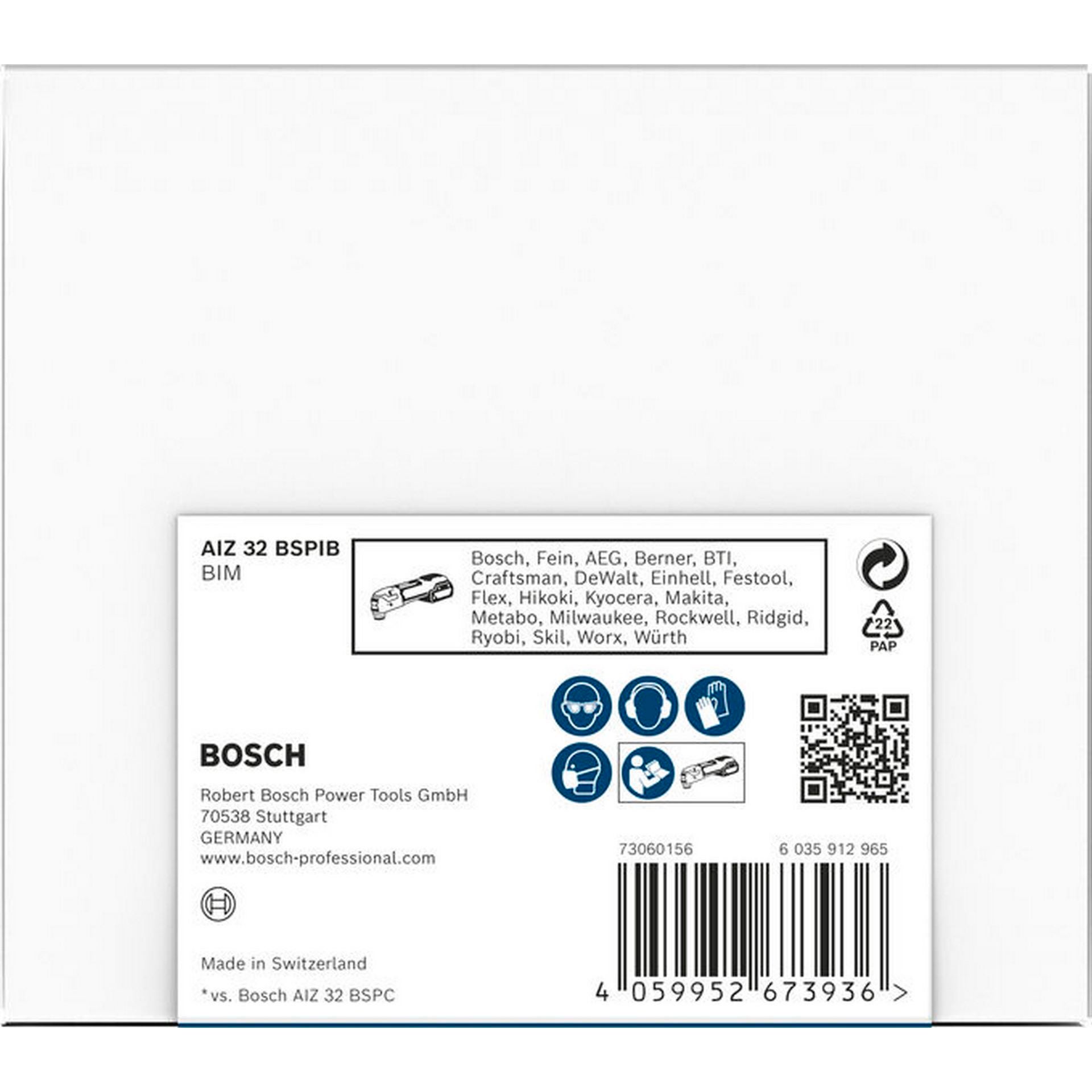 Bosch PRO AIZ 32 BSPIB Blatt für Multifunktionswerkzeuge, 32 x 50 mm #2608666241