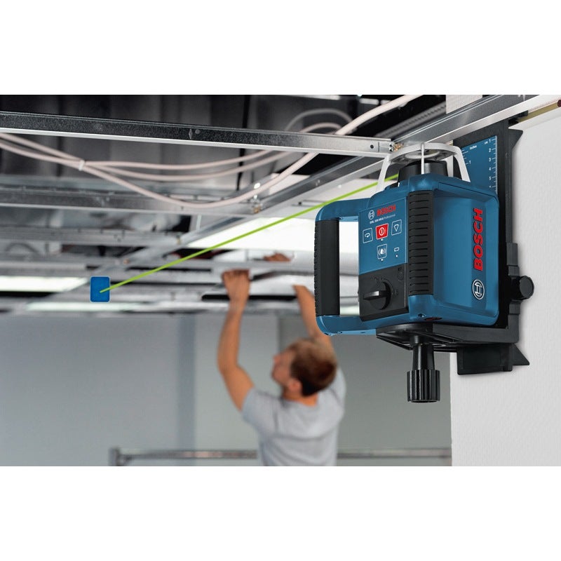 Bosch Rotationslaser GRL 300 HVG mit Baustativ BT 300 HD u. Messstab GR 240 #061599404B