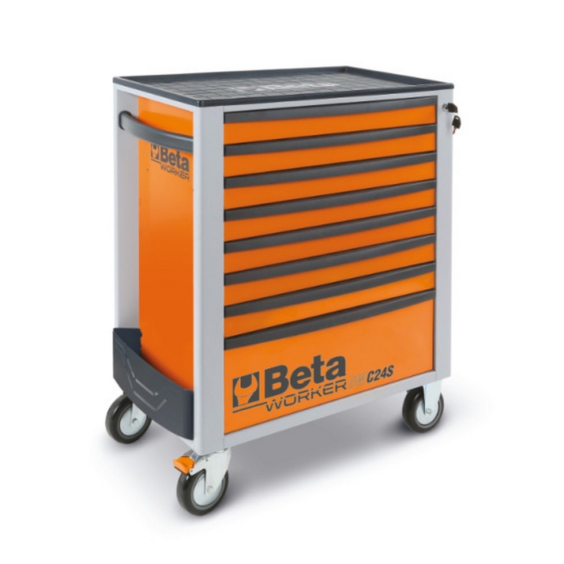 Beta Werkzeugwagen mit 8 Schubladen, mit Werkzeugsortiment, 398-teilig BW 2400S 8/E-L #024006341